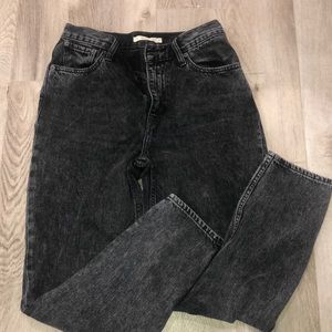 LEVI MOM JEANS BLACK